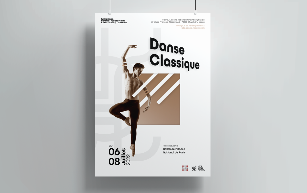 Affiche des journées dédiées à la danse Classique - Let's Dance Festival