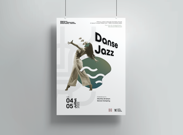 Affiche des journées dédiées à la danse Jazz - Let's Dance Festival